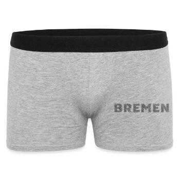 Bremen Germany Hanseatic City Hatching lettering - Men's Boxer Shorts - heather grey - Front