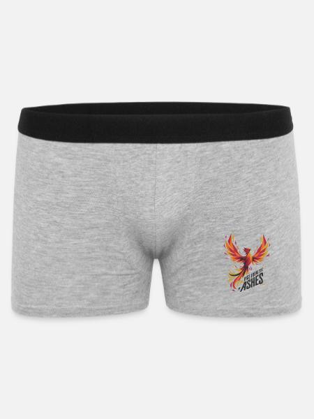 Rise From The Ashes - Men's Boxer Shorts - heather grey