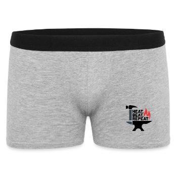 Heat, Beat, Repeat - Men's Boxer Shorts - heather grey - Front