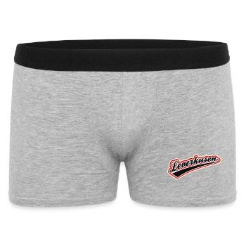 LEVERKUSEN COLLEGE - Männer Boxer Shorts - Grau meliert - Vorne