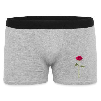 Rose - Men's Boxer Shorts - heather grey - Front