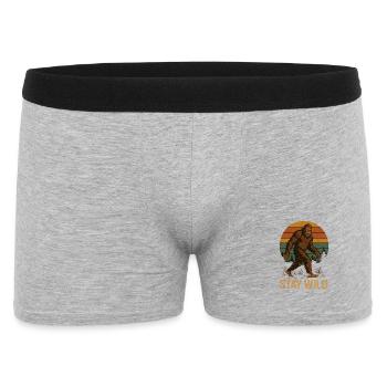 Restez sauvage - Boxer Homme - gris chiné - Devant