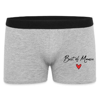 MAMIE. FÊTE DES MÈRES. BONNE FÊTE MAMIE. JE T'AIME - Boxer Homme - gris chiné - Devant