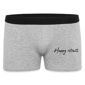 RETRAITE. RETRAITE. RETRAITEE. RETRAITE - Boxer Homme - gris chiné - Devant