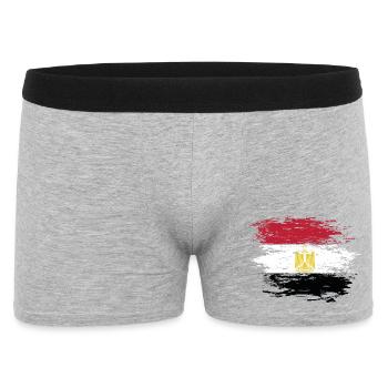 Egypt flag used - Men's Boxer Shorts - heather grey - Front