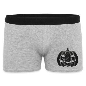 Halloween unter den Sternen | annie. - Männer Boxer Shorts - Grau meliert - Vorne