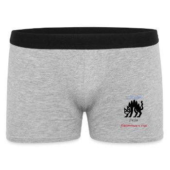 Es ist in Ordnung – alles ist in Ordnung - Männer Boxer Shorts - Grau meliert - Vorne