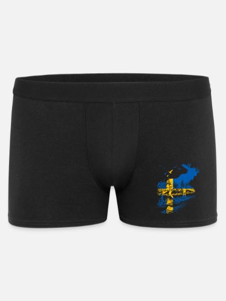 SWEDEN MOOSE - Men's Boxer Shorts - black