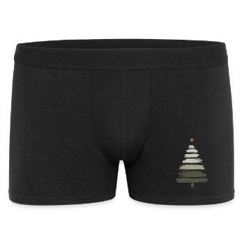 Arbre de Noël - Boxer Homme - noir - Devant
