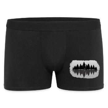 Forest - Forest Landscape Nature Trees - Men's Boxer Shorts - black - Front