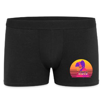 Synthwave Girl - Men's Boxer Shorts - black - Front