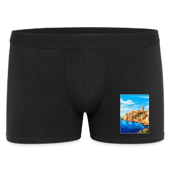 Malte Vintage Voyage Poster Souvenir WPA Souvenir - Boxer Homme - noir - Devant