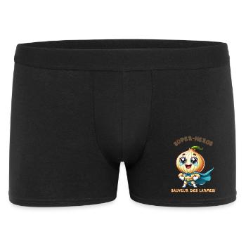 Superheld - Retter der Tränen - Männer Boxer Shorts - Schwarz - Vorne