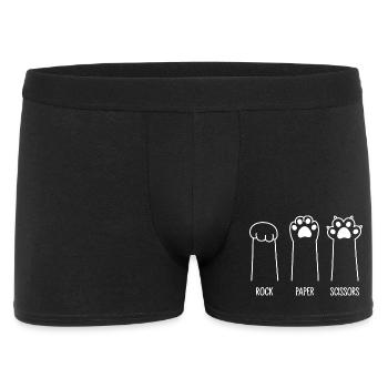 Rock Paper Scissors - Men's Boxer Shorts - black - Front
