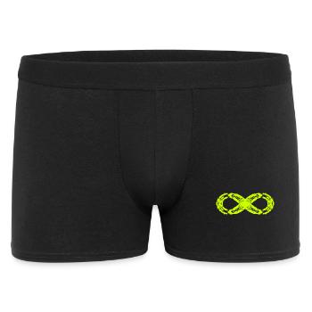 Unendlich Symbol Zeichen Symbol - Männer Boxer Shorts - Schwarz - Vorne