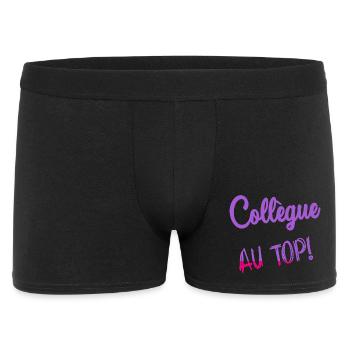 KOLLEGE - Männer Boxer Shorts - Schwarz - Vorne
