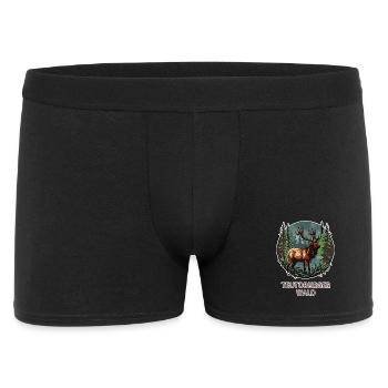 Teutoburger Wald - Männer Boxer Shorts - Schwarz - Vorne