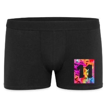 NON. 11 NUMÉRO 11 COLORÉ 11E ANNIVERSAIRE - Boxer Homme - noir - Devant