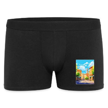 Aix En Provence Frankreich Vintage Reiseposter WPA - Männer Boxer Shorts - Schwarz - Vorne