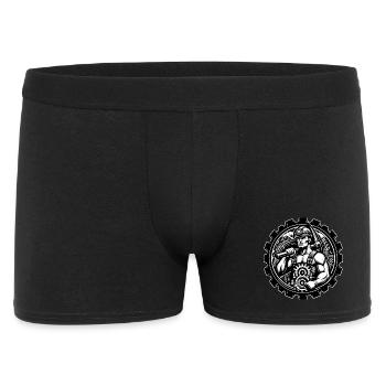 Miner Logo - Men's Boxer Shorts - black - Front
