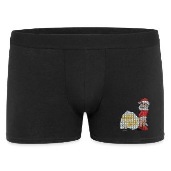 Ugly Christmas Lustig - Männer Boxer Shorts - Schwarz - Vorne