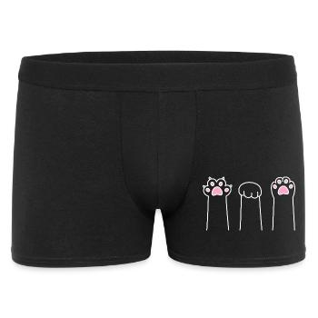Cat Paw Game Cat Paws Scissors Stone Paper - Boxer Homme - noir - Devant