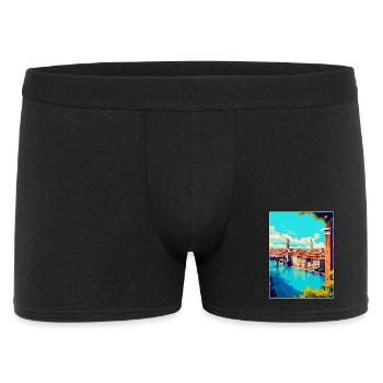 Vérone, Italie, Affiche de voyage vintage, WPA, Souvenir - Boxer Homme - noir - Devant
