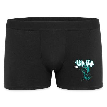 Hip Hop Rap-Musik - Männer Boxer Shorts - Schwarz - Vorne