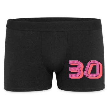 30. 30 YEARS. 30th ANNIVERSARY. 30 YEARS ANNIVERSARY. - Men's Boxer Shorts - black - Front