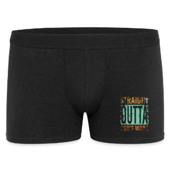 Christ Geschenk - Männer Boxer Shorts - Schwarz - Vorne