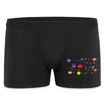 Flowers Spring Tulips - Men's Boxer Shorts - black - Front