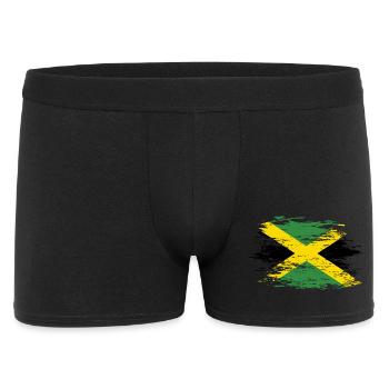 Drapeau de la Jamaïque utilisé - Boxer Homme - noir - Devant