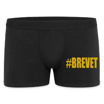 BAC. BACCALAUREAT. BREVET. DNB. EXAMEN. BRAVO - Boxer Homme - noir - Devant