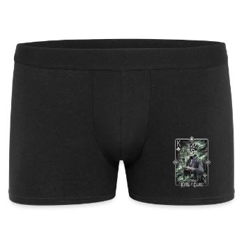 Éternel roi de trèfle - Boxer Homme - noir - Devant