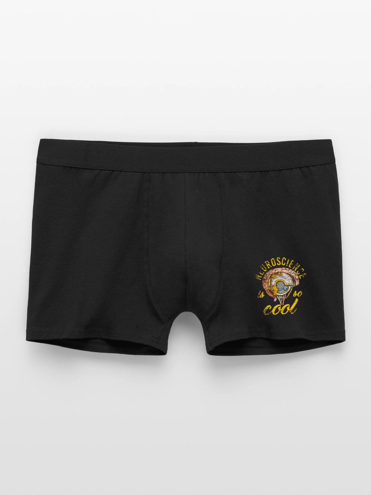 Neuroscience Geschenk - Männer Boxer Shorts - Schwarz - Vorne