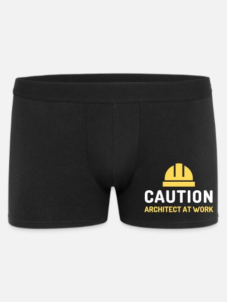 architect at work - Men's Boxer Shorts - black