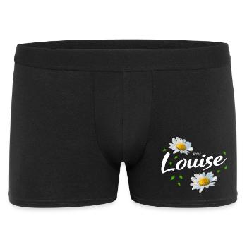 Louise - Männer Boxer Shorts - Schwarz - Vorne