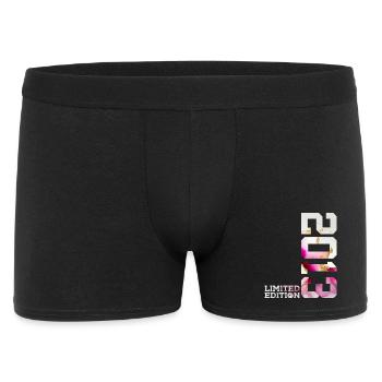 LIMITED EDITION 2013 13. GEBURTSTAG - Männer Boxer Shorts - Schwarz - Vorne