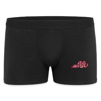 Geheimnisvolle Python Urwaldbewohner - Männer Boxer Shorts - Schwarz - Vorne