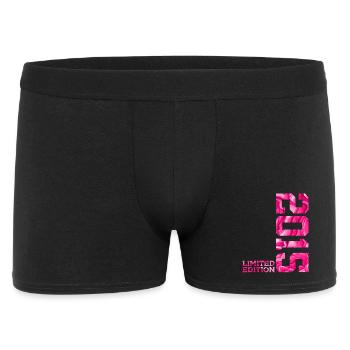 11. GEBURTSTAG PINK LIMITED EDITION 2015 - Männer Boxer Shorts - Schwarz - Vorne