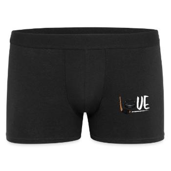 ice Hockey - Men's Boxer Shorts - black - Front
