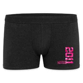 15. GEBURTSTAG PINK LIMITED EDITION 2011 - Männer Boxer Shorts - Schwarz - Vorne