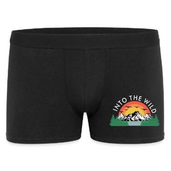 Dans la randonnée de randonnée des grimpeurs sauvages - Boxer Homme - noir - Devant