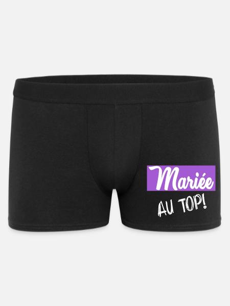 Bachelorette party. WEDDING - Men's Boxer Shorts - black