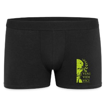 GRÜNER CAESAR - Männer Boxer Shorts - Schwarz - Vorne