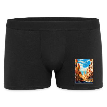 Pamplona Spain Vintage Travel Poster Souvenir WPA - Men's Boxer Shorts - black - Front