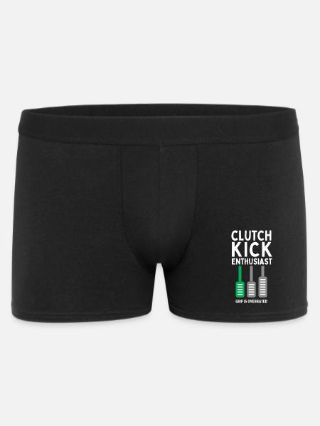Clutch Kick Enthusiast - Männer Boxer Shorts - Schwarz