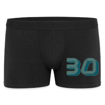 30. 30 ANS. 30e ANNIVERSAIRE. ANNIVERSAIRE 30 ANS. - Boxer Homme - noir - Devant