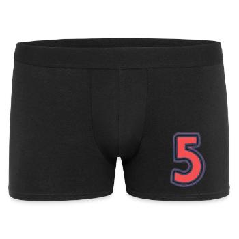 5. 5 ANS. 5e ANNIVERSAIRE. ANNIVERSAIRE 5 ANS - Boxer Homme - noir - Devant