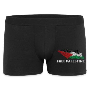 Free Palestine - Men's Boxer Shorts - black - Front